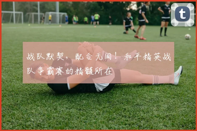 战队默契,配合无间!和平精英战队争霸赛的精髓所在