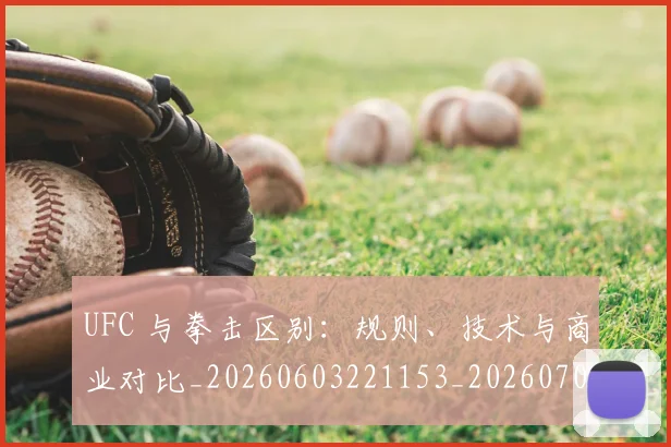 UFC 与拳击区别：规则、技术与商业对比_20260603221153_20260702171952_20260714215223